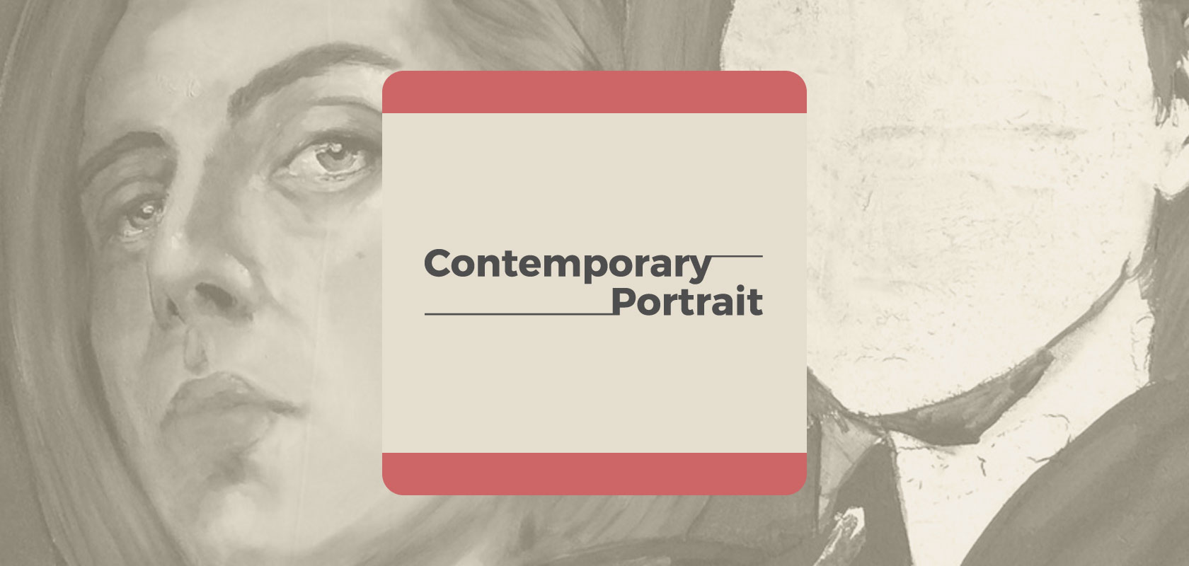 Contemporary Portrait : logo et fond